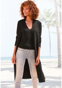 Lascana Cardigan schwarz Gr. 32/34 für Damen. Figurumspielend