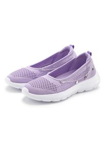 Lascana Sneaker violett Gr. 35 für Damen. Mit Zierkette