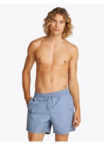 Herren Badeshorts "MEDIUM DRAWSTRING"brisk blau, casual, Gr. XXL, Tommy Hilfiger Swimwear, unifarben, Polyester, Badehosen, mit Logostickerei an der