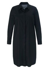 Emilia Lay - Kleid mit Kellerfalte, schwarz, Gr. 40 / M - Baumwolle