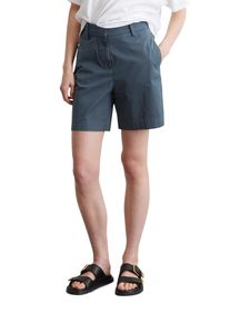 Marc O'Polo MARC O'POLO Damen Shorts "aus Organic Cotton Twill Stretch"muted blau, casual, Gr. 46, unifarben, Obermaterial: 97% Baumwolle, 3% Elasthan; Futter: