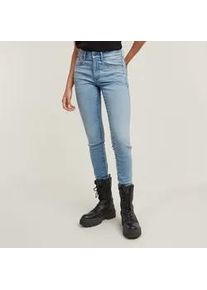 G-Star Raw Skinny-fit-Jeans G-STAR ""3301 Skinny Wmn"", Damen, Gr. 29, Länge 30, blau (lt aged), Denim/Jeans, Obermaterial: 92% Baumwolle, 7% Elastomultiester, 1% Elasthan, casual, skinny fit, Jeans, mit Stretch