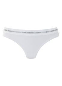 Copenhagen Studios String weiß Gr. L (40) für Damen. Mit Logobund. Körpernah. Nachhaltig.