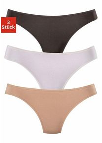 Lascana String 'aus hochwertiger Modal-Qualität' mehrfarbig Gr. 32/34 für Damen. Körpernah. Nachhaltig.