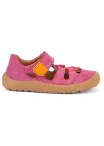 froddo Barefoot Elastic Sandal Sandalen Kinder Alltag (Gr 23 |rosa)