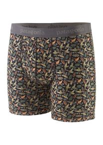 Patagonia Essential Boxer Briefs 6 Alltagsunterwäsche Herren (Gr S |grau)