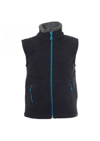 Woll- & Merinoweste Reiff Fleeceweste Colori Kinder (Gr 128 |schwarz)