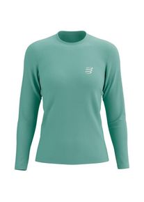 Compressport Performance L/S T-Shirt Laufshirt Damen (Gr S |türkis)