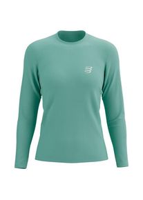 Compressport Performance L/S T-Shirt Laufshirt Damen (Gr S |türkis)