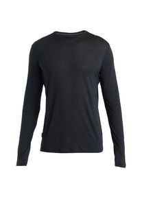 Icebreaker Merino 125 Cool-Lite Sphere III L/S Tee Merinoshirt Herren (Gr M |schwarz)