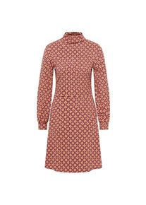 Kleid Tranquillo Lockeres Jersey-Kleid Damen (Gr XL |braun/rosa)