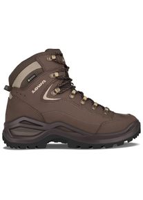 Lowa Renegade Evo GTX Mid Wanderschuhe Damen Wandern (Gr 43,5 |braun |wasserdicht)