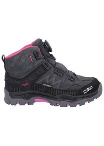 CMP Kiruna Mid Fitgo Trekking Shoes WP Wanderschuhe Kinder (Gr 39 |schwarz |wasserdicht)