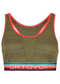 Ortovox 185 RockNWool Sport Top Merinounterwäsche Damen (Gr S |oliv)