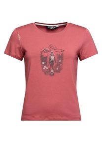T-Shirt Chillaz Iseo Mountain Paradise T-Shirt Damen (Gr 36 |rosa/rot)