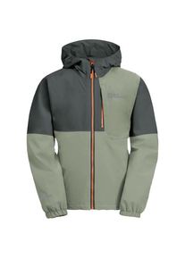 Regenjacke Jack Wolfskin Actamic 2L Jacket Kinder (Gr 140 |oliv |wasserdicht)
