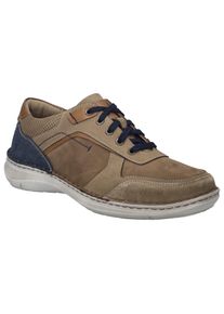 Josef Seibel Herren Schnürschuh "New Anvers 10", Gr. 39brasil, multi, Leder, kontrastfarbene Details, casual, Schuhe, Halbschuh, Freizeitschuh,