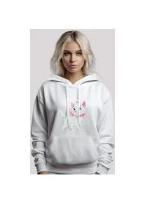 Kapuzenpullover F4NT4STIC ""Disney Aristocats Marie Beauty Cat"", Damen, Gr. M, weiß, Obermaterial: 65% Baumwolle, 35% Polyester, casual, relaxed fit, Langarm, Pullover, Premium Qualität