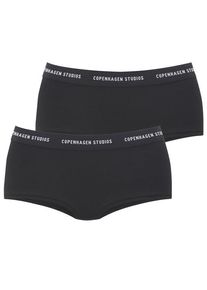Copenhagen Studios Panty 'mit softem Logobund' schwarz Gr. L (40) für Damen. Mit Logobund. Körpernah. Nachhaltig.