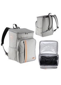 Thermotasche Kühltasche 25 Liter Rucksack grau