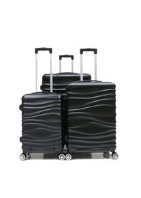 Reisekoffer Koffer 3 tlg Hartschale Trolley Set Kofferset Handgepäck