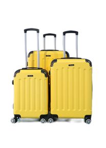 Reisekoffer Koffer 3 tlg Hartschale Trolley Set