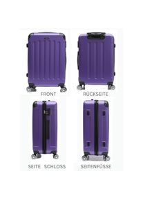 Reisekoffer Koffer 3 tlg Hartschale Trolley Set