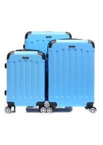 Reisekoffer Koffer 3 tlg Hartschale Trolley Set