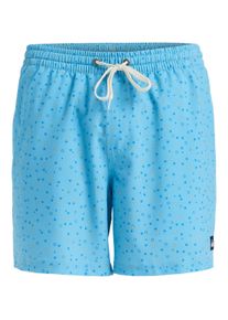 Quiksilver Herren Boardshorts "Surfsilk Straight 16""milky blau mini chaos, Gr. M, 92% Polyester, 8% Elasthan, Hosen