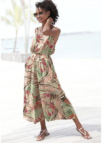 Vivance 7/8-Overall beige Gr. 34 für Damen. Mit Rundhals. Figurumspielend. Nachhaltig.