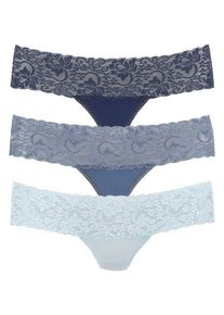 Vivance String mehrfarbig Gr. 32/34 für Damen. Mit Spitze. Bequem. Nachhaltig.