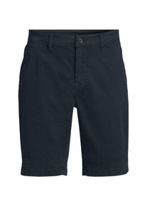 LANDS' END Chino-Shorts, Slim Fit, Herren,  Blau, Baumwoll-Mischung, by Lands' End