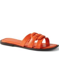 LANDS' END Leder-Sandalen, Damen,  Orange, Leder, by Lands' End