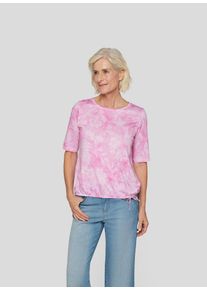 Rabe Damen Rundhalsshirtmandelblüte, casual, Gr. 44, bedruckt, geblümt, Jersey, Obermaterial: 100% Baumwolle, Shirts, mit floralem Muster