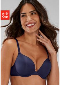 s.Oliver Push-up-BH 'Louise' blau Gr. 70C. Mit Integriertem Kissen und mit Bügel