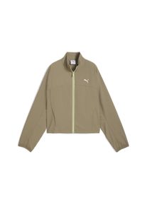 Puma Damen Trainingsjacke "DARE TO Oversized-Jacke mit variabler Länge Damen"velvet moss braun, Gr. M, Obermaterial: 100% Nylon; Netz: 100%