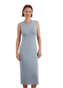 Marc O'Polo MARC O'POLO Damen Jerseykleid "aus Organic-Cotton-TENCEL Modal"nordic sea, Gr. M, unifarben, Obermaterial: 48% Modal, 47% Baumwolle, 5% Elasthan;