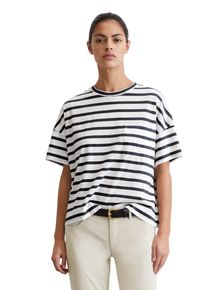 Marc O'Polo MARC O'POLO Damen T-Shirt "aus leichtem Single Jersey"multi, muted blau, Basic, Gr. XS, gestreift, Obermaterial: 100% Baumwolle, Shirts
