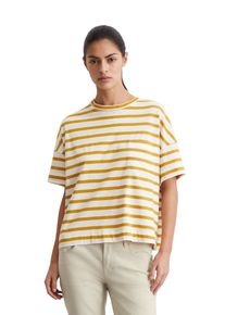 Marc O'Polo MARC O'POLO Damen T-Shirt "aus leichtem Single Jersey"multi, golden gelb, Basic, Gr. M, gestreift, Obermaterial: 100% Baumwolle, Shirts