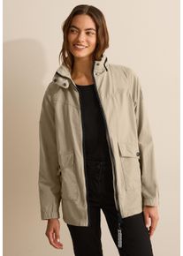 Cecil Damen Kurzjackelight toffee, casual, Gr. XXL, unifarben, Stoff, Obermaterial: 58% Polyester, 32% Baumwolle, 10% Nylon; Futter: 100% Polyester,