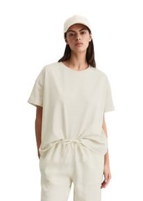 Marc O'Polo MARC O'POLO Damen T-Shirt "aus Material-Mix"silky stone, Basic, Gr. XS, unifarben, Obermaterial: 100% Baumwolle, Shirts