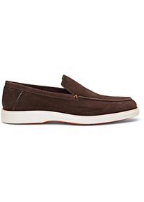 Santoni Loafer - Men?s suede loafer - Gr. UK_6 - in Weiß - für Damen