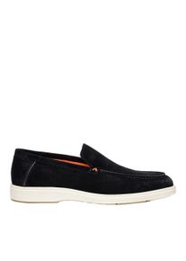 Santoni Loafer - Men?s suede loafer - Gr. UK_5_5 - in Weiß - für Damen
