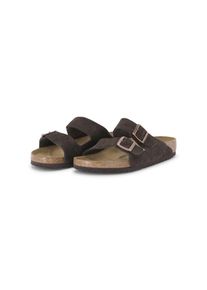 Birkenstock Low-Top Sneaker - Sandale Arizona aus Veloursleder - Gr. 41 (EU) - in Braun - f&uuml;r Damen