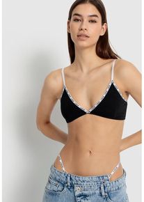 LSCN BY LASCANA Bralette schwarz Gr. 36/38 für Damen. Ohne Bügel. Nachhaltig.