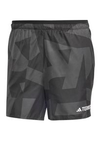 Adidas Light Sh Aop Laufshorts Herren - schwarz - Gr. L - Polyester