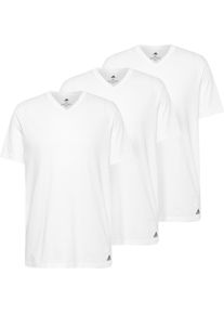 Adidas Unterhemd Herren - weiß - Gr. S - Baumwolle