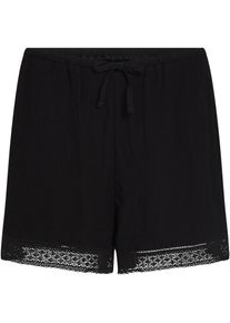 O`Neill O'neill Essentials Embroidery Shorts Damen - schwarz - Gr. XS - Viskose