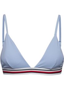 Tommy Hilfiger Global Bikini Oberteil - blau - Gr. M