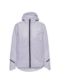 Adidas Xpr Light Rain Laufjacke Damen - silber - Gr. M - Polyamid